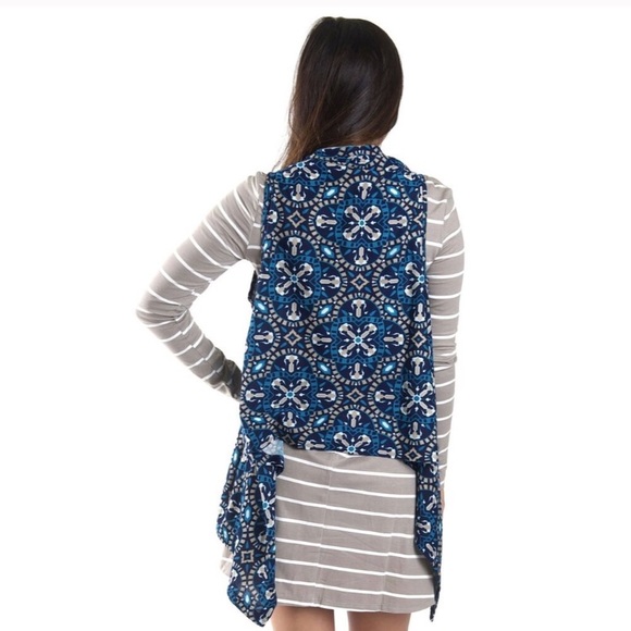 CLEARANCE ⭐️ All For Color Blue vest - Picture 4 of 6