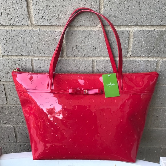 kate spade Handbags - Kate spade red Tote  bag Xmas gift