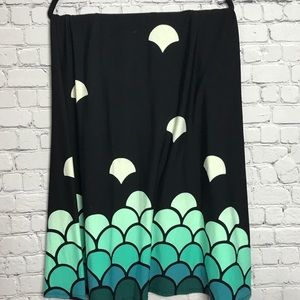 LuLaRoe mermaid maxi skirt
