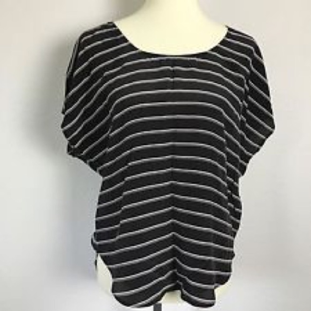 Joie Striped Doloman Silk Shirt