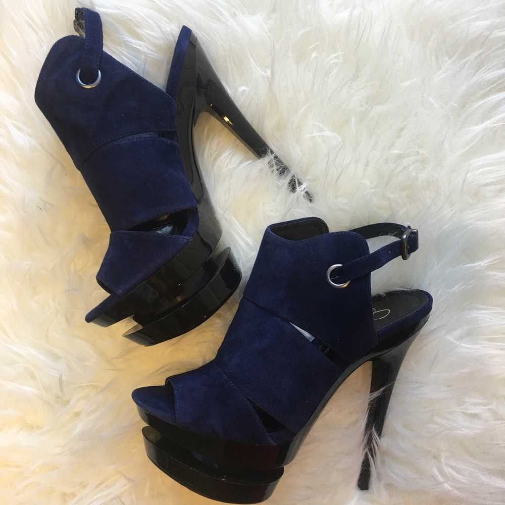 Jessica Simpson Blue Heel