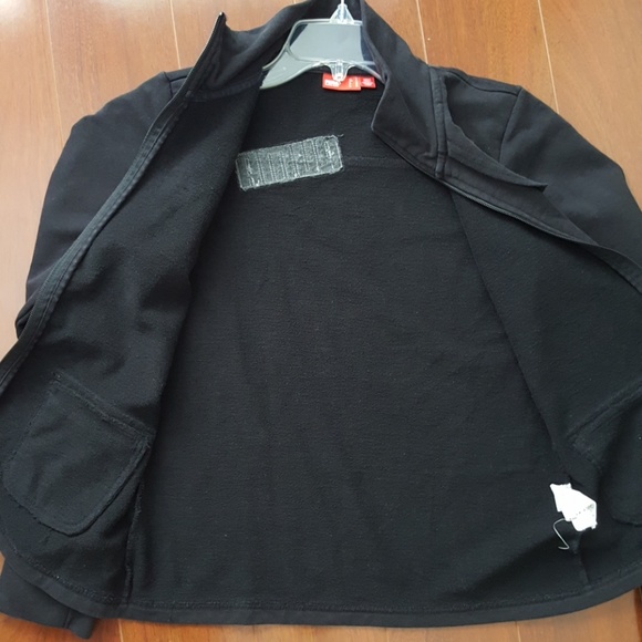 PUMA black track jacket sweater size S - Picture 6 of 8