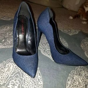 Blue Jean High Heels