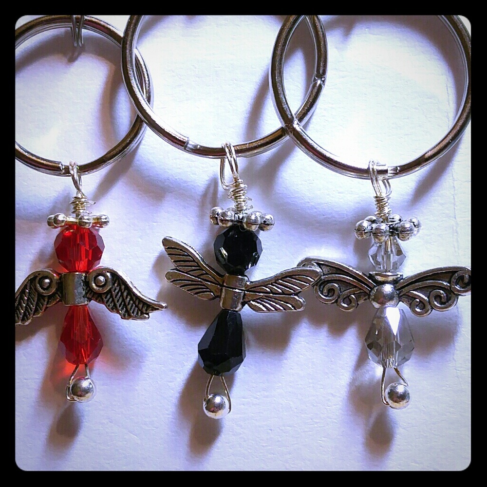 #0108 Angel Key Ring Holders