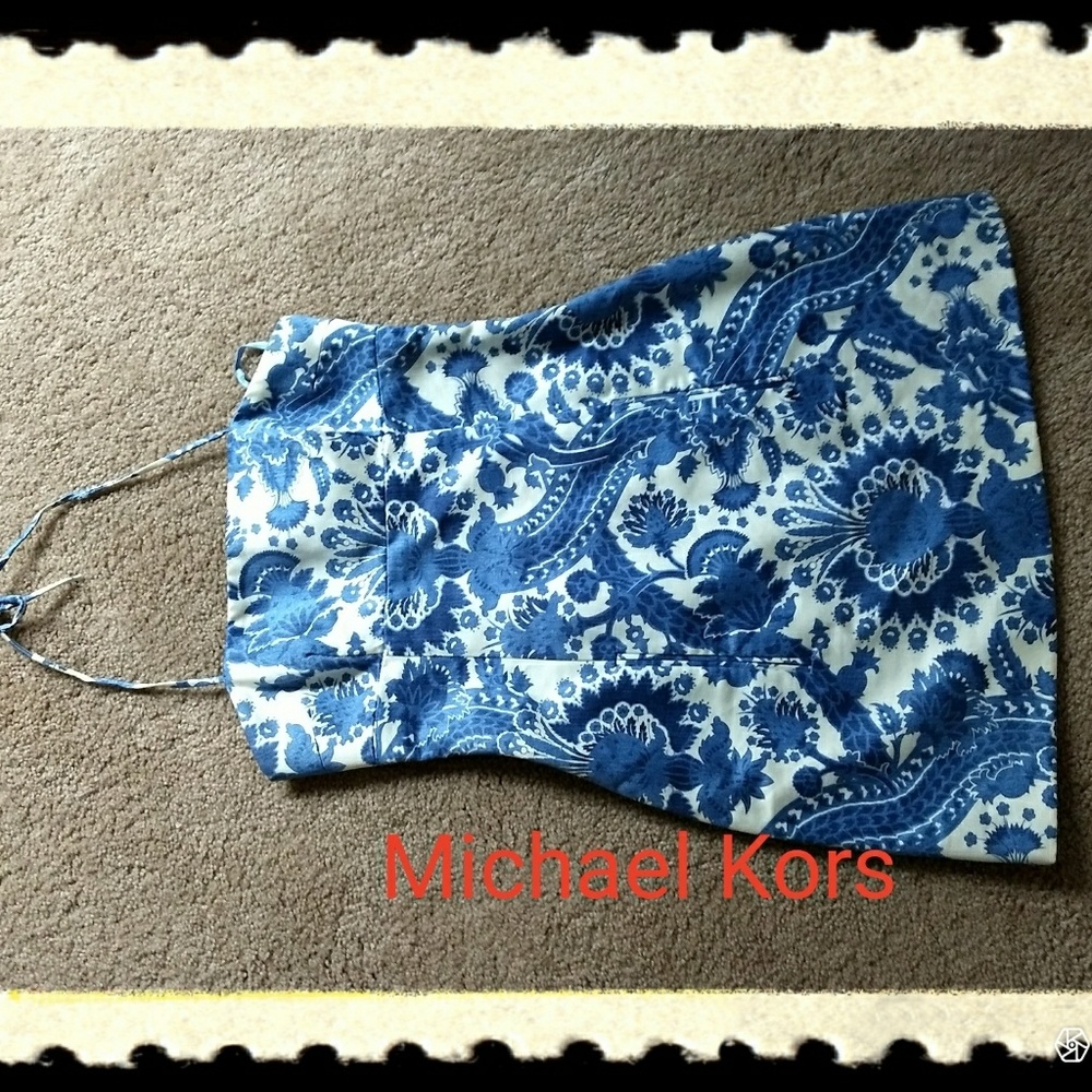 Michael Kors long floral halter Top / dress