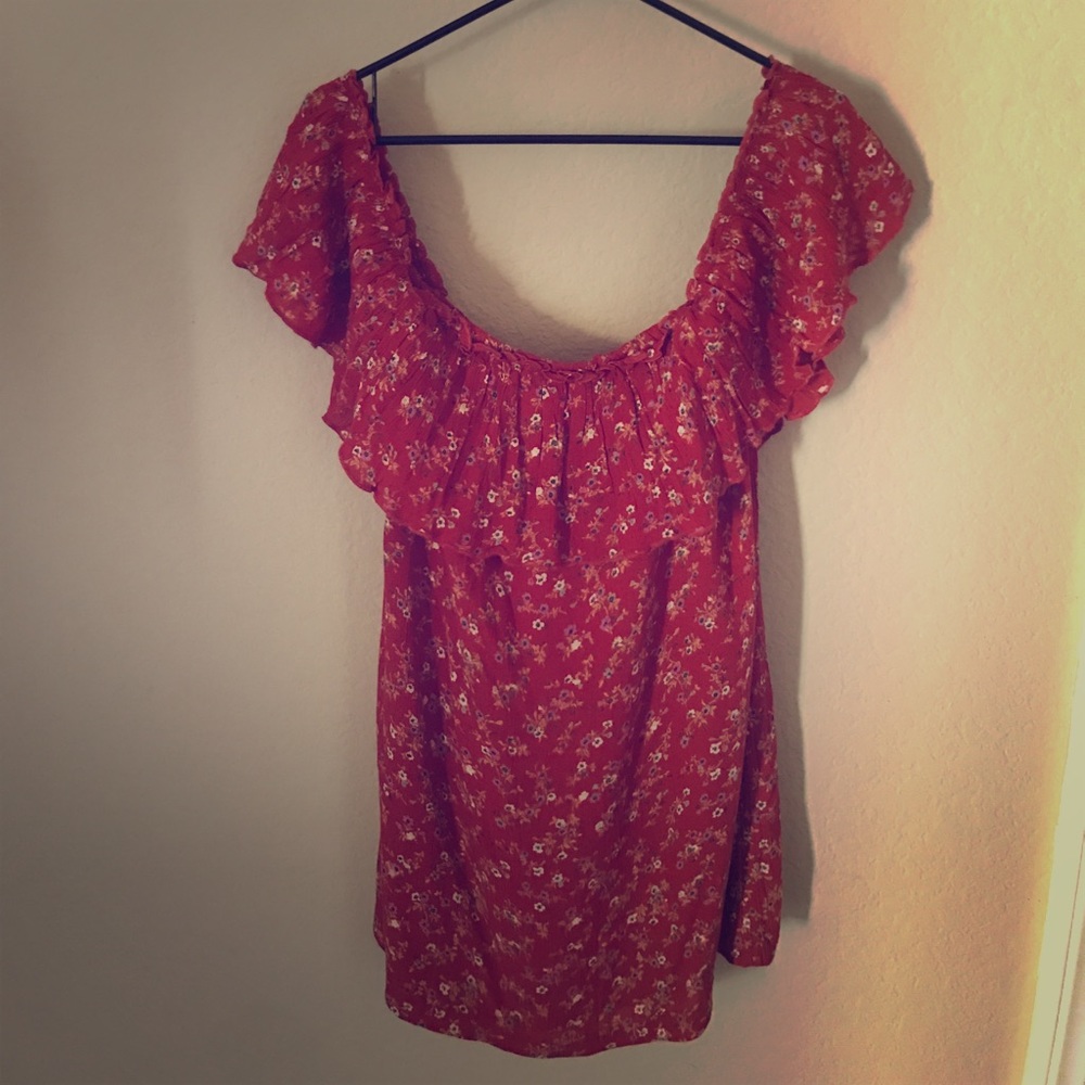 Off the shoulder dress