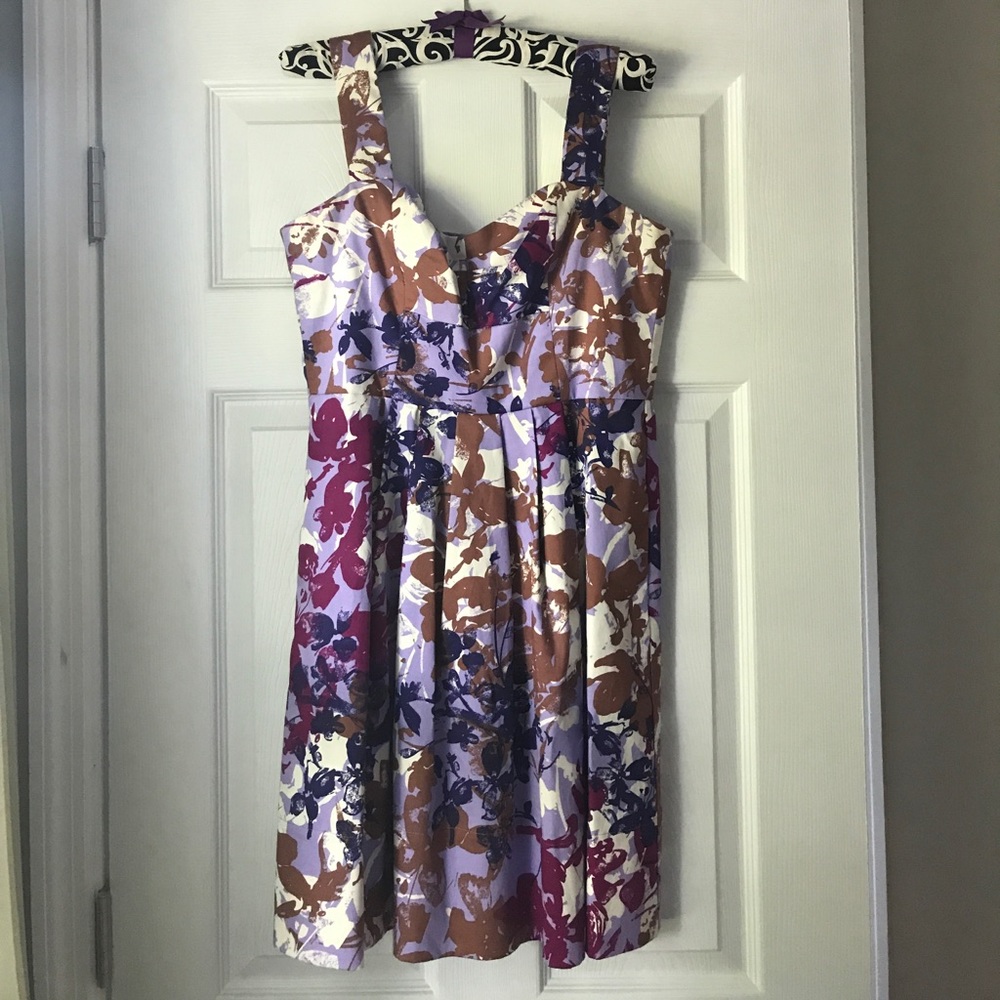 Purple Floral Dress