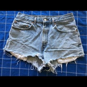 Vintage Levi’s cutoff shorts