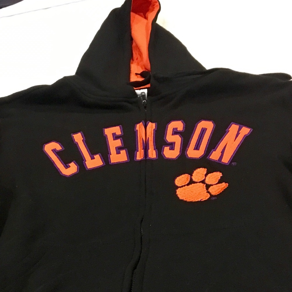 NWOT CLEMSON ZIP UP HOODY ADULT MEDIUM NEVER WORN
