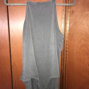 Grey forever 21 bodysuit