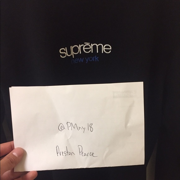 Supreme Classic Logo Stripe Ribbed CREWNECK (XL) - Picture 2 of 8