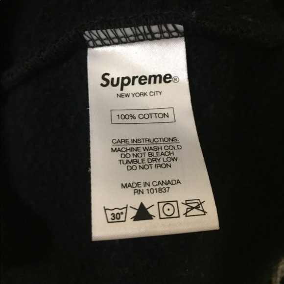 Supreme Classic Logo Stripe Ribbed CREWNECK (XL) - Picture 7 of 8
