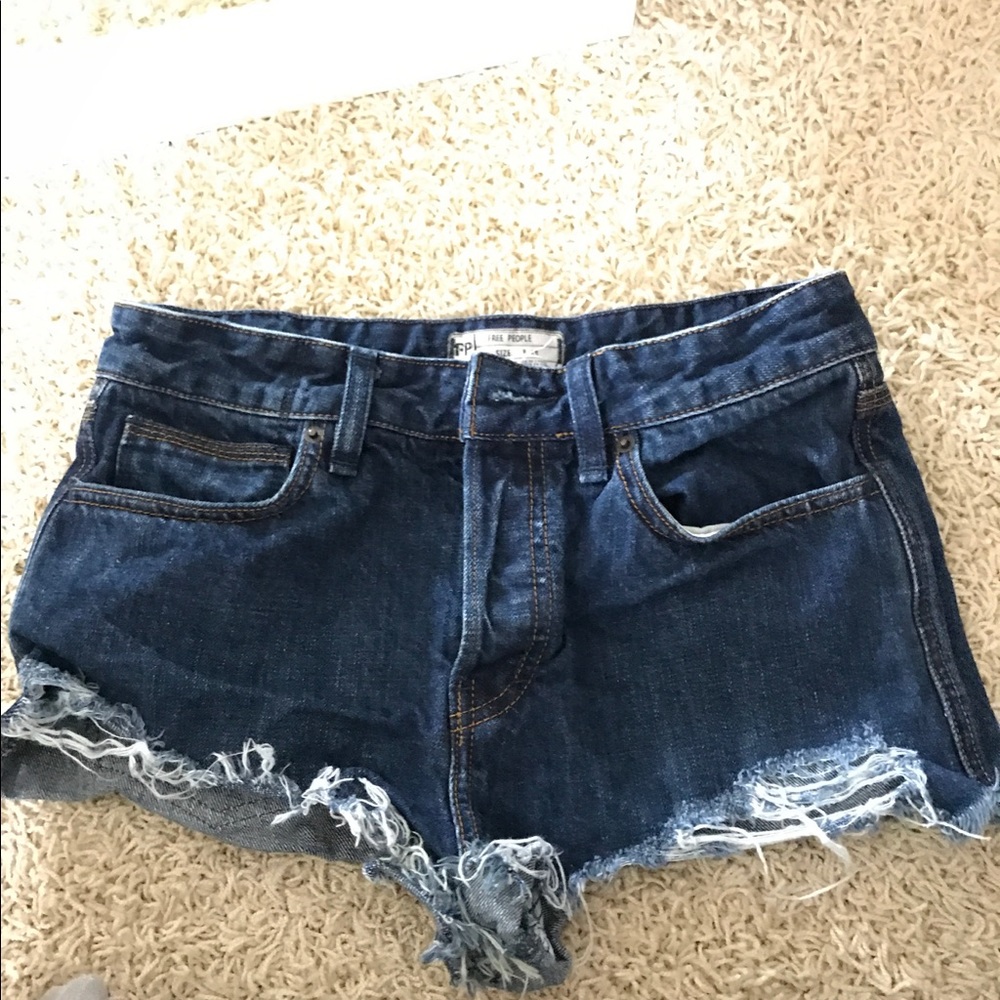 Free People High Rise Cheeky Shorts