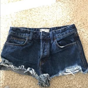Free People High Rise Cheeky Shorts