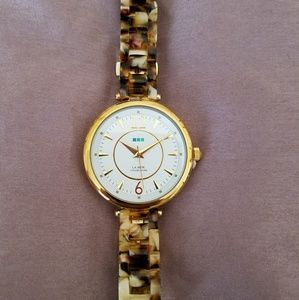 La Mer Sicily Tortoise and Gold Watch
