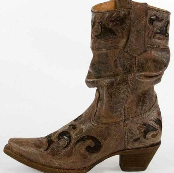 *SOLD OUT* CORRAL Sequin Inlay Cowgirl Boot - Picture 6 of 8
