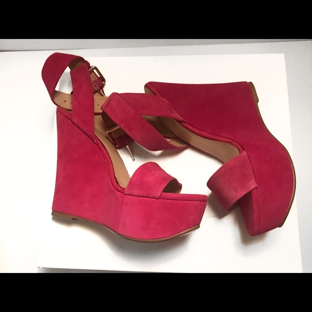 ALDO Magenta PInk Wedged Heel