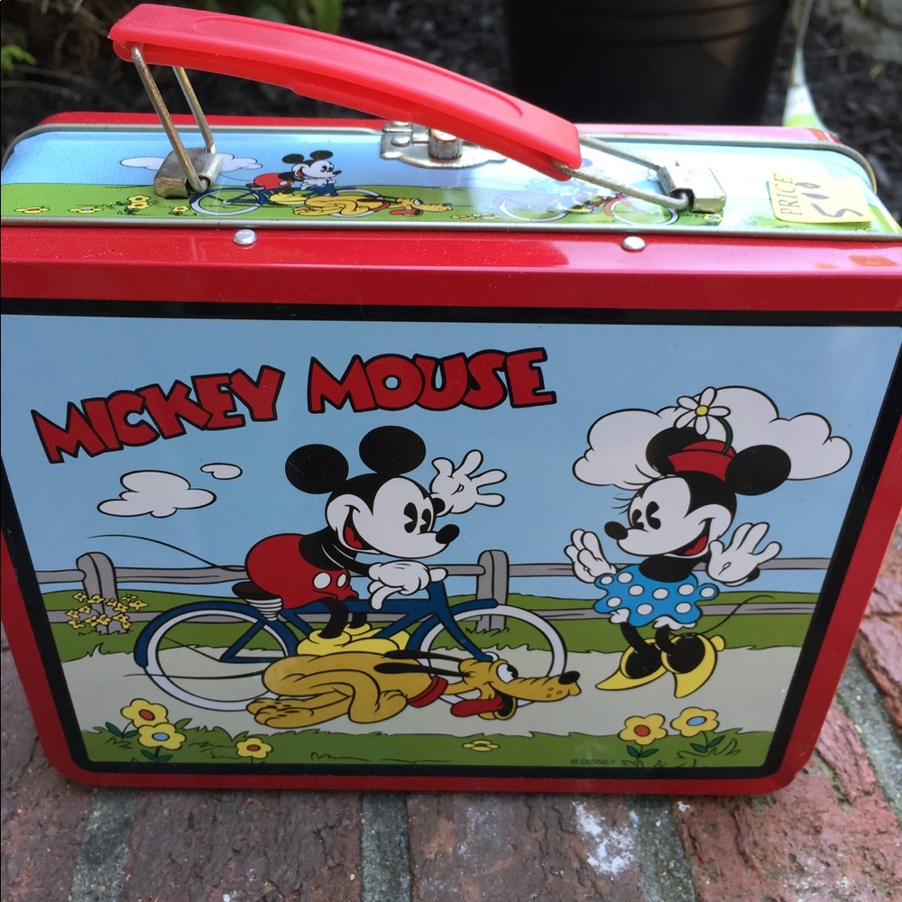 Vintage metal Mickey Mouse lunch box