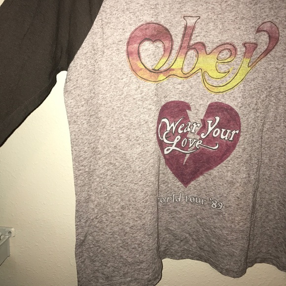 Obey baseball tee - Picture 3 of 4