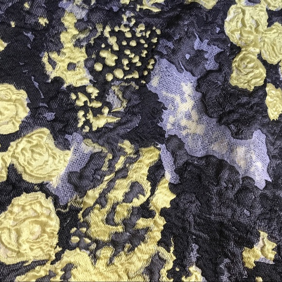 Michael Van Der Ham Gray and Chartreuse Skirt, 12 - Picture 2 of 4