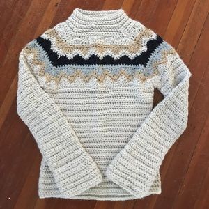 JCrew hand knit sweater