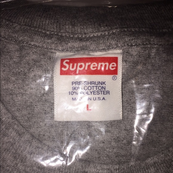 Supreme Fuck With Your Head Tee (Heather Gray) (L) - Picture 4 of 4