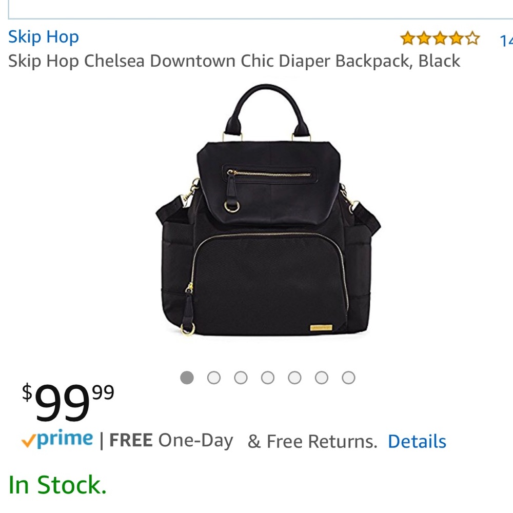 Skip hop diaper backpack bag