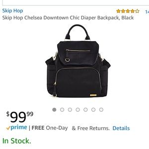 Skip hop diaper backpack bag