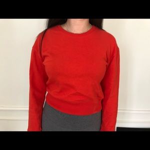 Asos Sweaters - Asos red crop top sweater Asos Sweaters - Asos red crop top sweater
