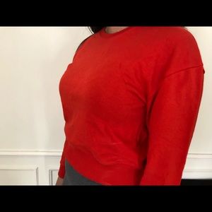 Asos Sweaters - Asos red crop top sweater Asos Sweaters - Asos red crop top sweater