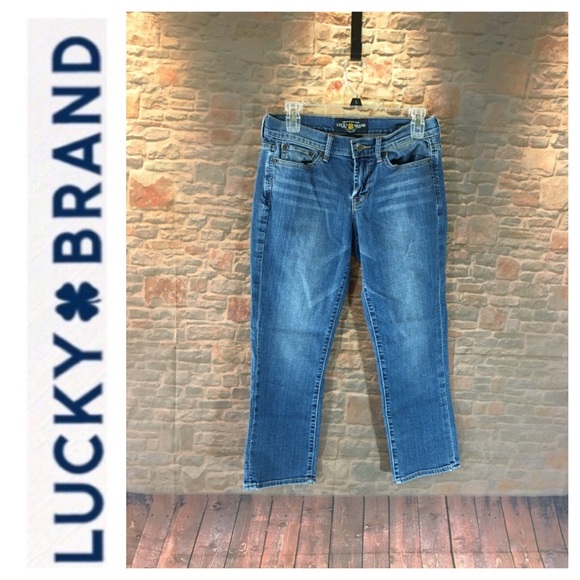 💸Lucky Brand Sweet n' Crop denim Jean size 4/27 - Picture 8 of 8