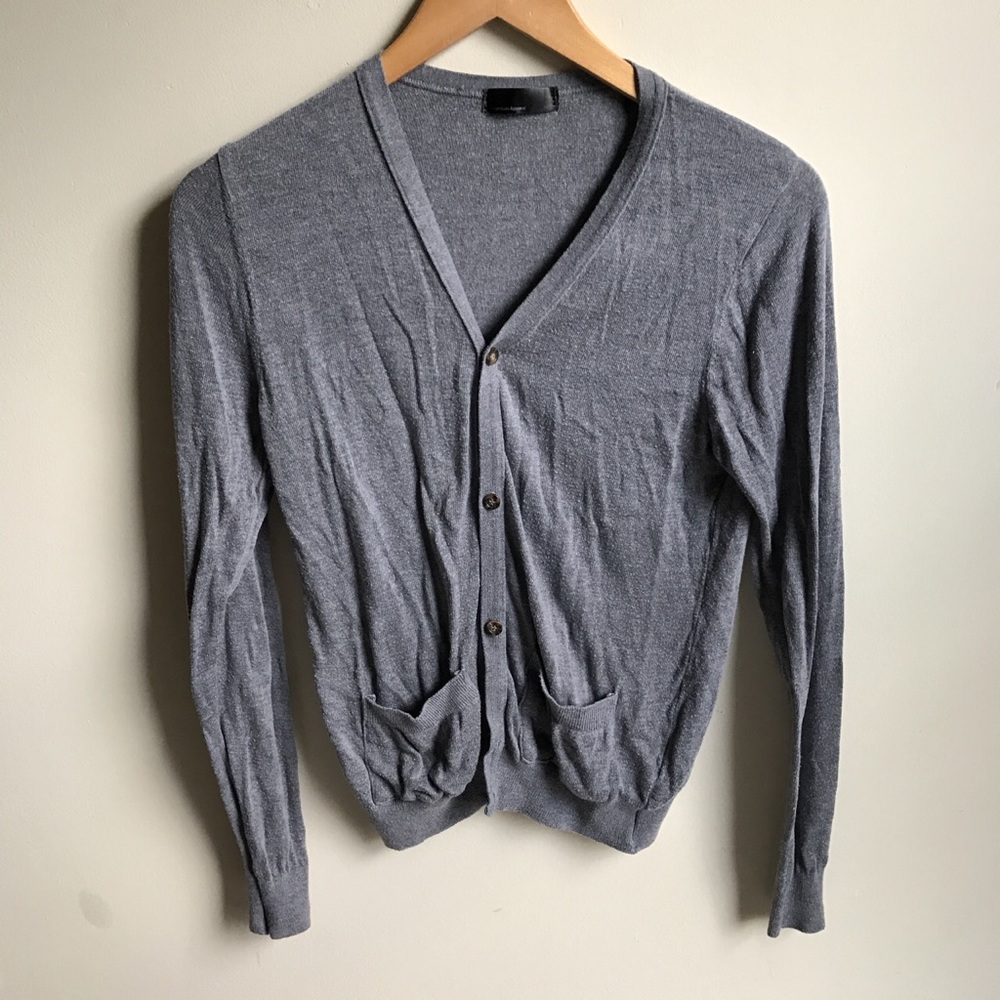 Xxs unisex grey cardigan