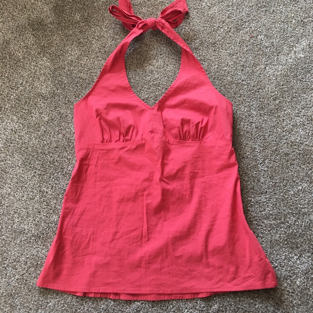 LOFT coral/pink halter