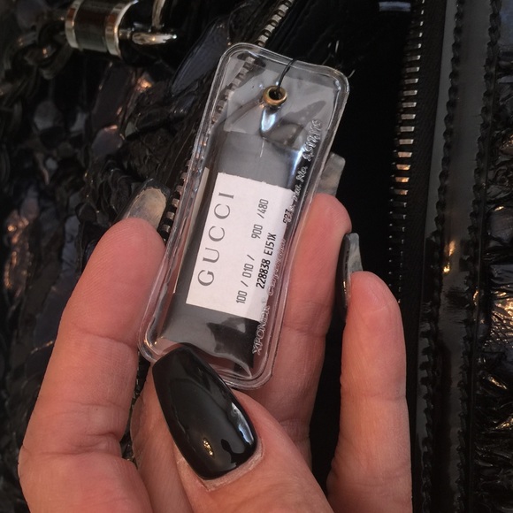 GUCCI PYTHON GALAXY TOP HANDLE BAG - Picture 7 of 8