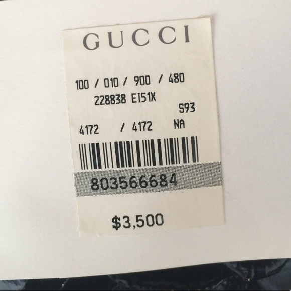 GUCCI PYTHON GALAXY TOP HANDLE BAG - Picture 8 of 8