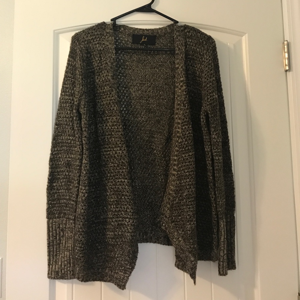 Brown shimmery sweater
