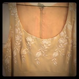 Embroidered flower dress.