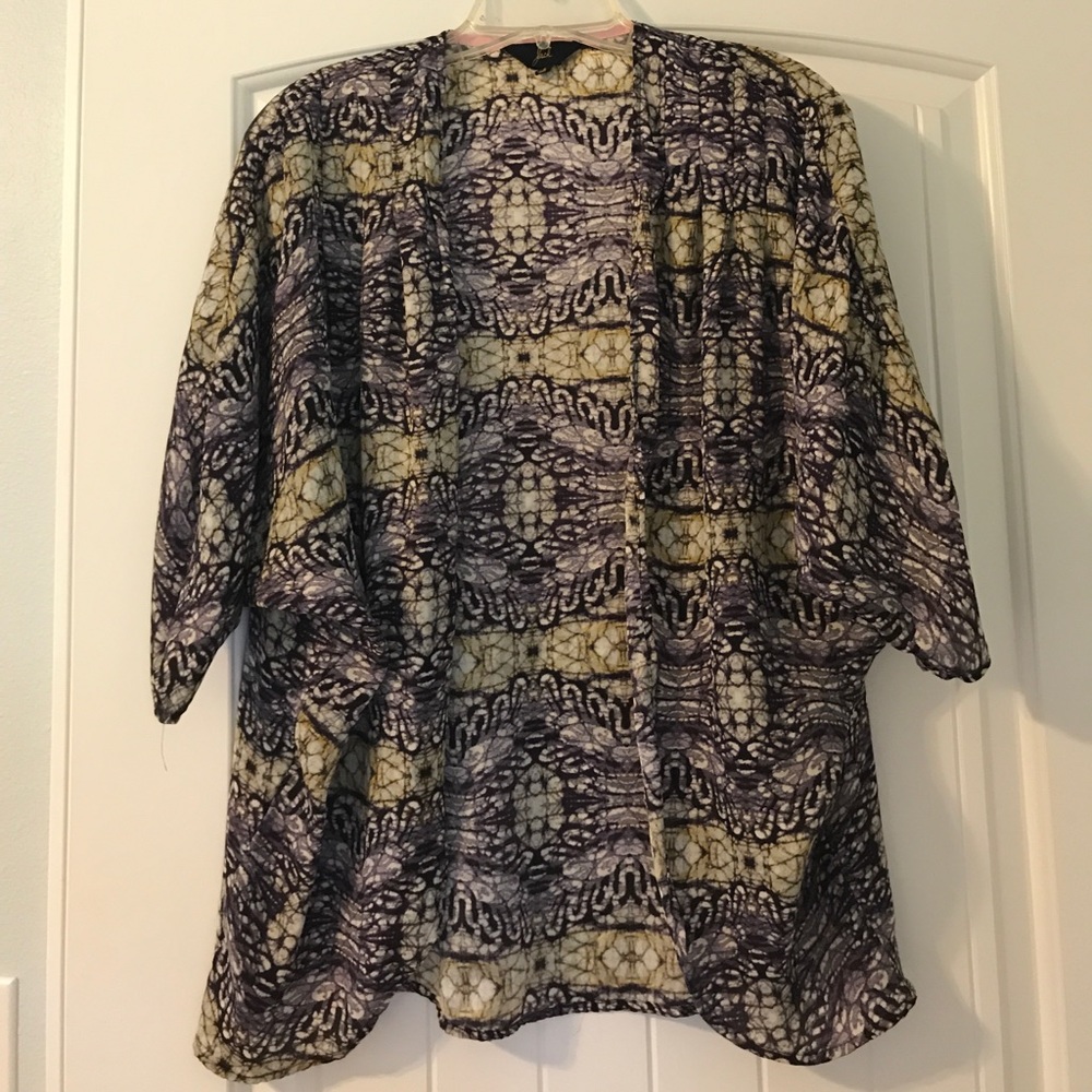 Satin cardigan