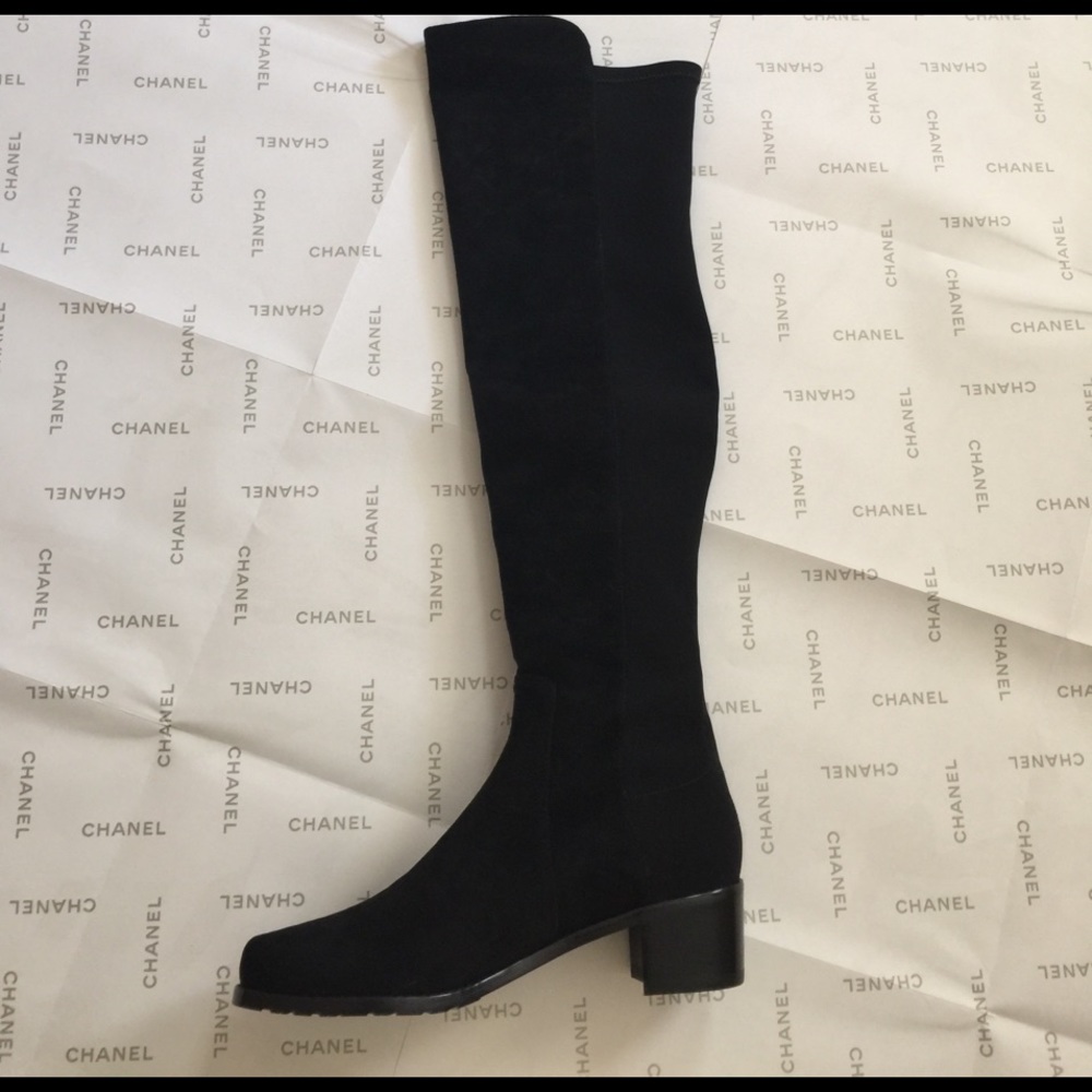 Stuart Weitzman Reserve Suede Over-the-Knee Boot