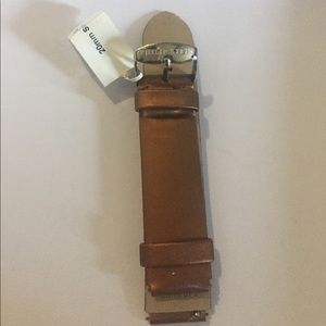 Philip Stein Teslar large bronze silk watch strap