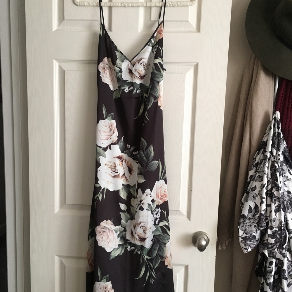Silk maxi dress
