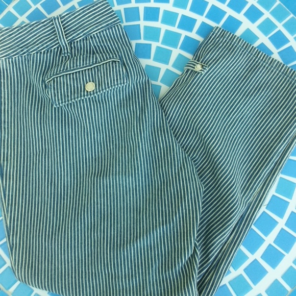 Ann Taylor LOFT stripe crop 6p - Picture 4 of 6
