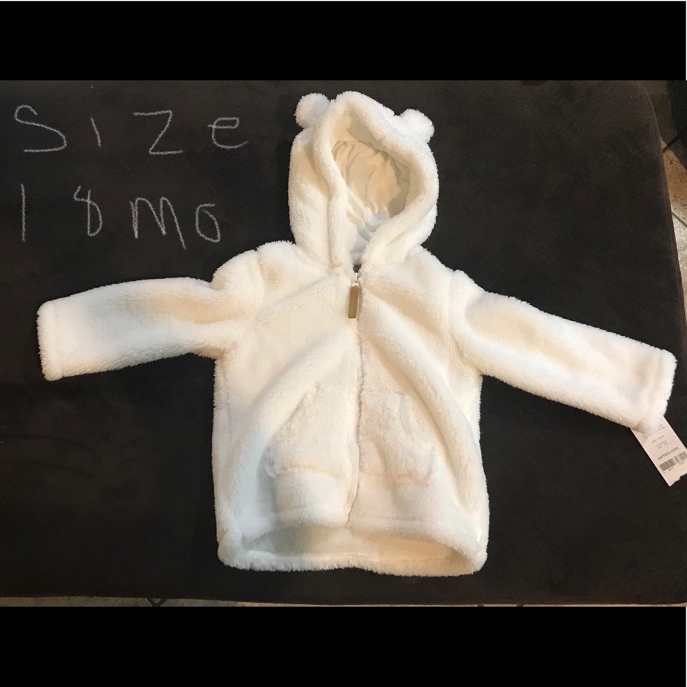 Carter’s White Hooded Coat