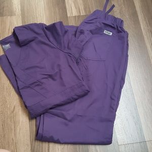 Purple Greys Anatomy Scrubs