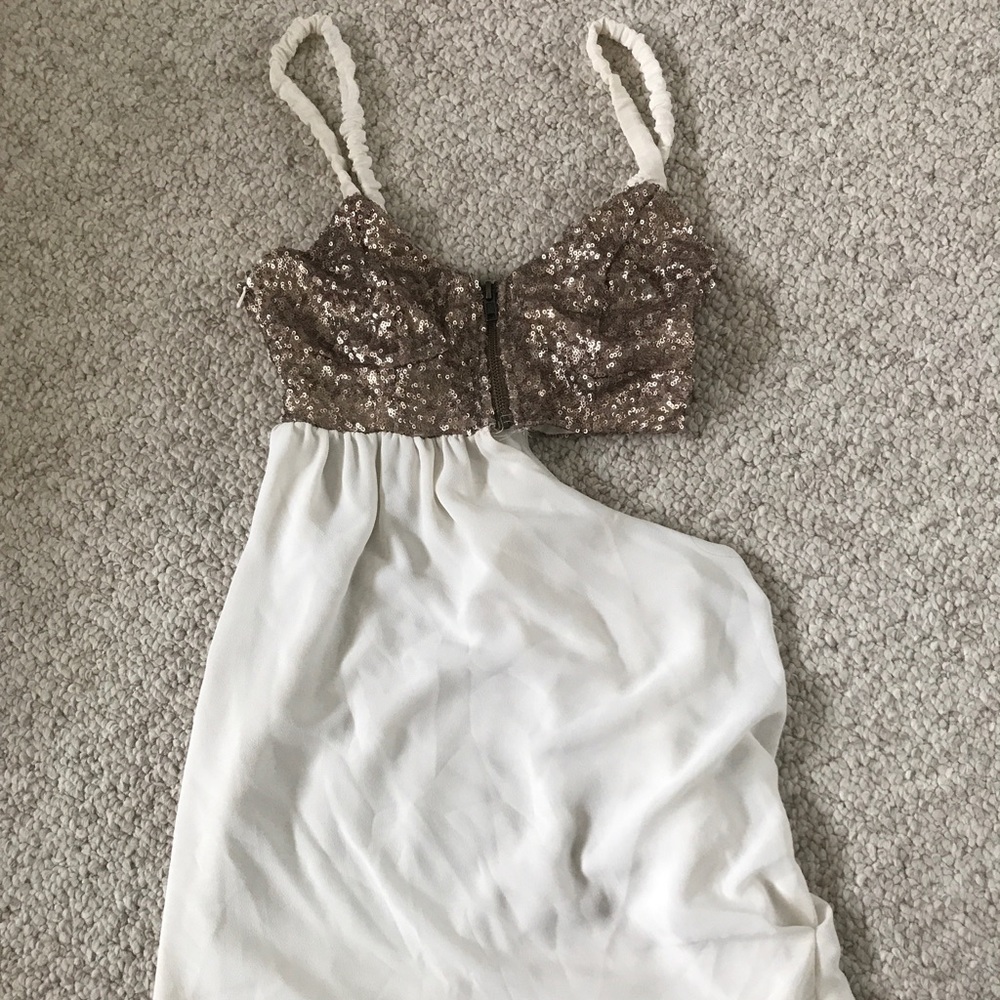 ASOS cut-out sequin dress small 0-2 New Years