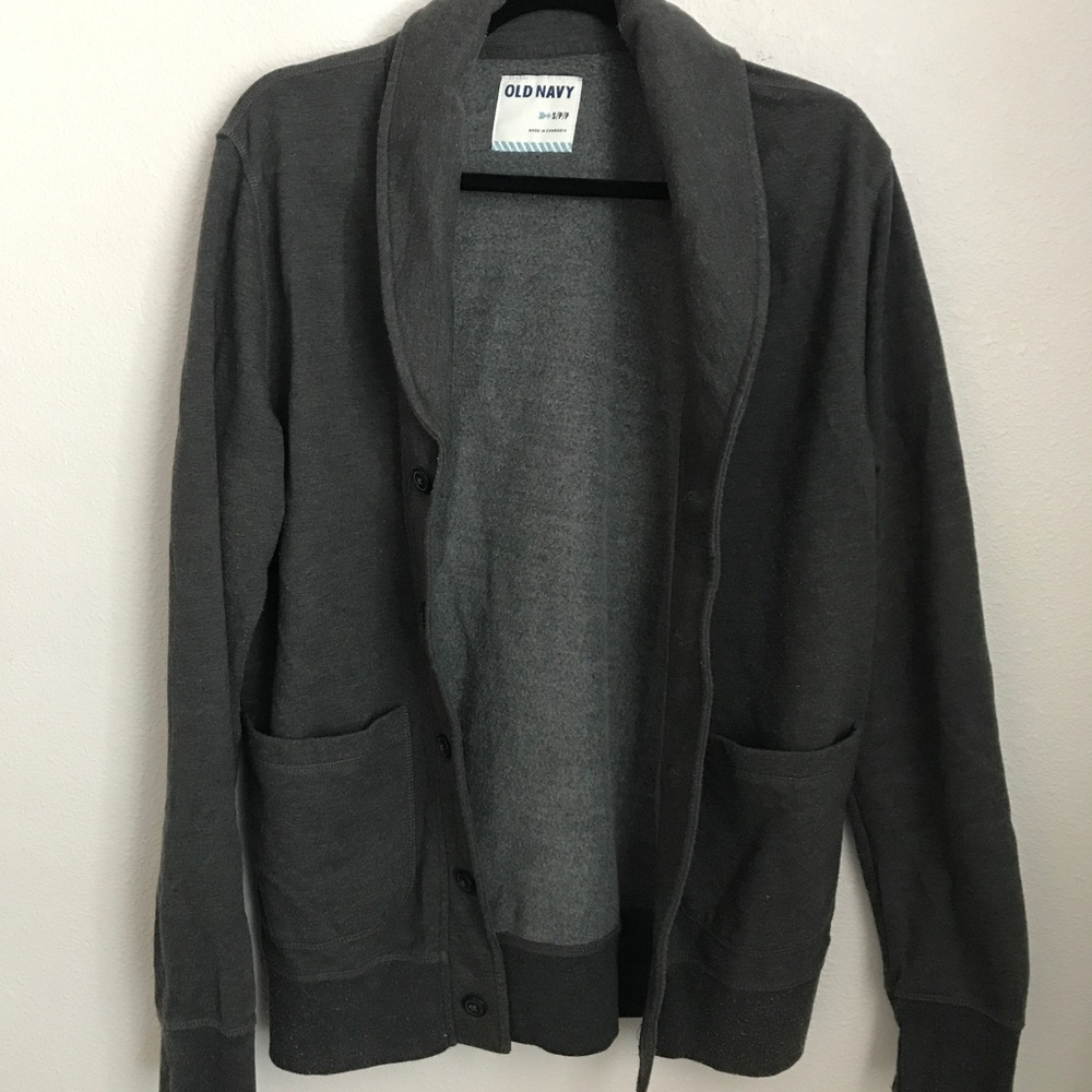 Men's sweatshirt cardigan