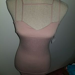 Pink Nude Midi Bodycon Dress