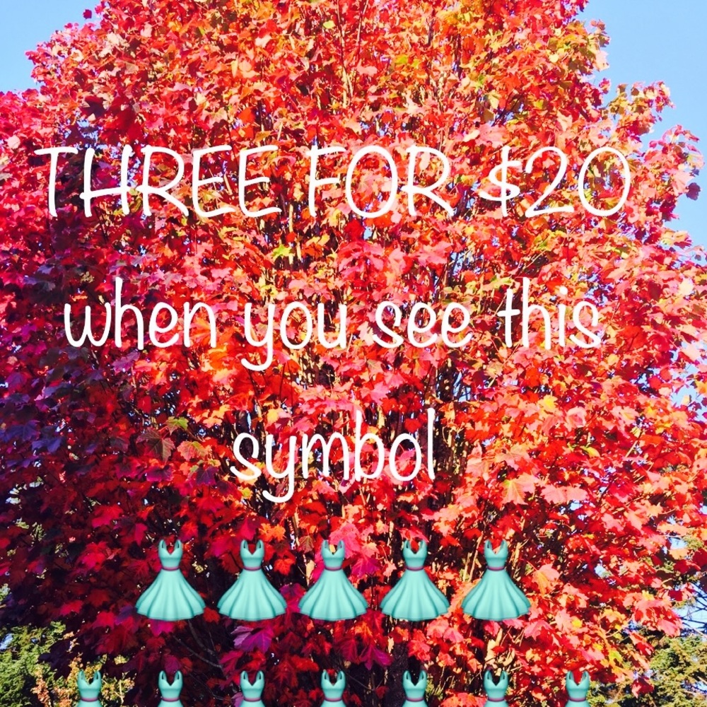 3 for $15 Sale! 👗