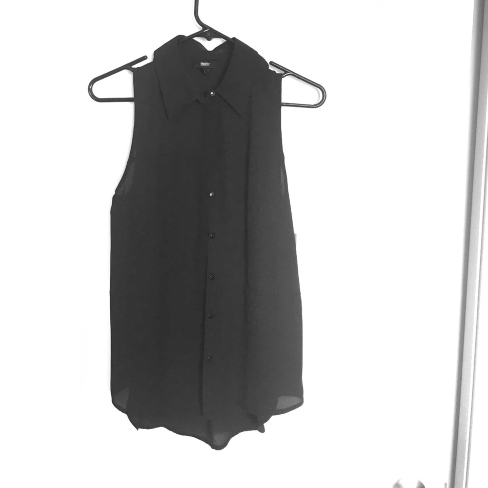 Mossimo sheer black tank