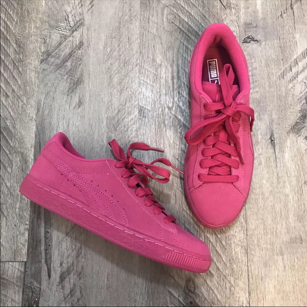 New Pink Puma Sneaker Shoes